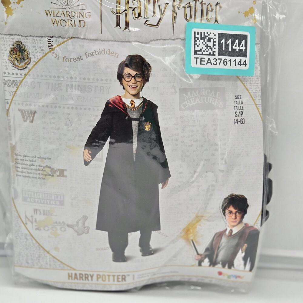 WIZARDING WORLD HARRY POTTER CHILD COSTUME BY DISGUISE SIZE Small 4-6 NEW